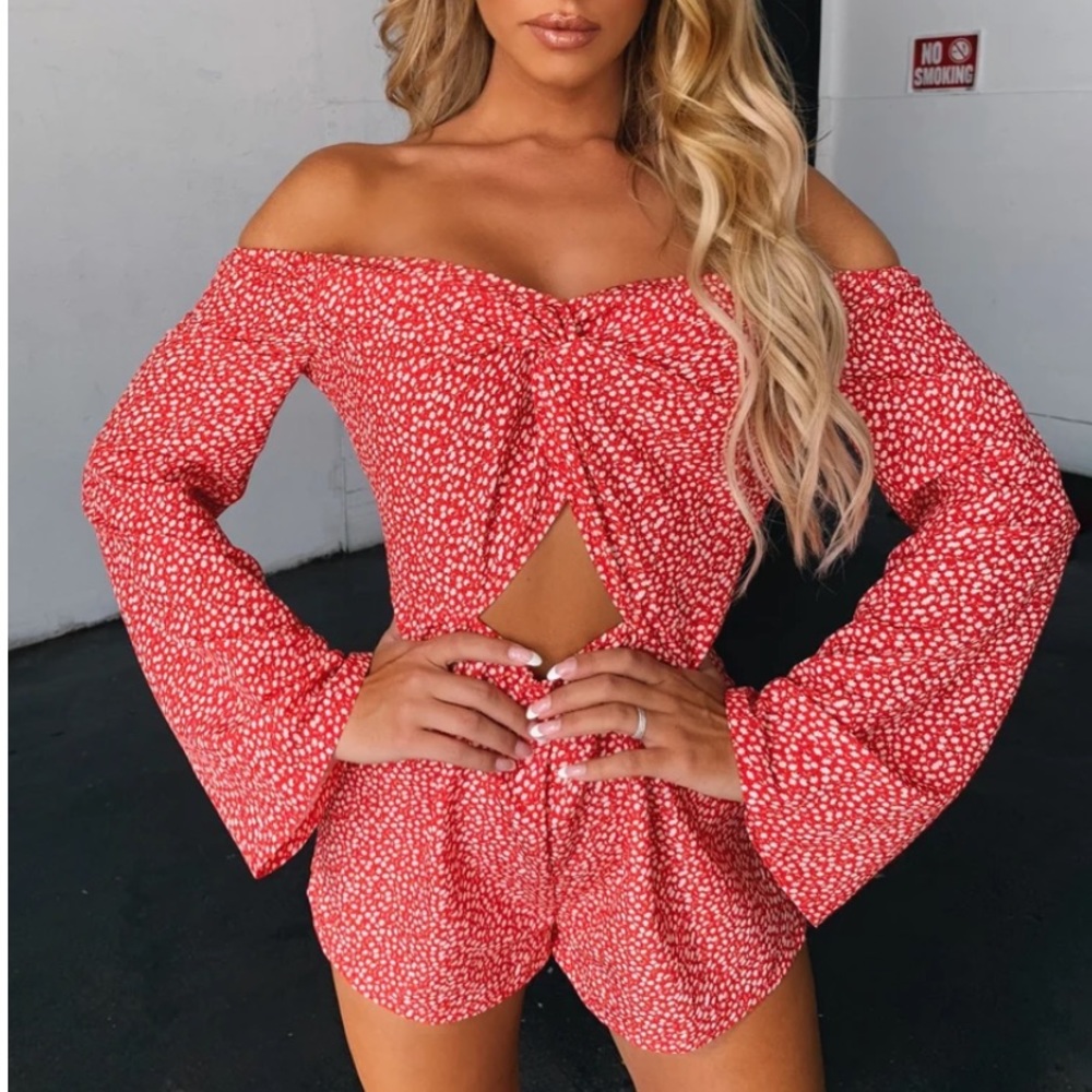 NWT sold out tiger mist Cyrus play suit